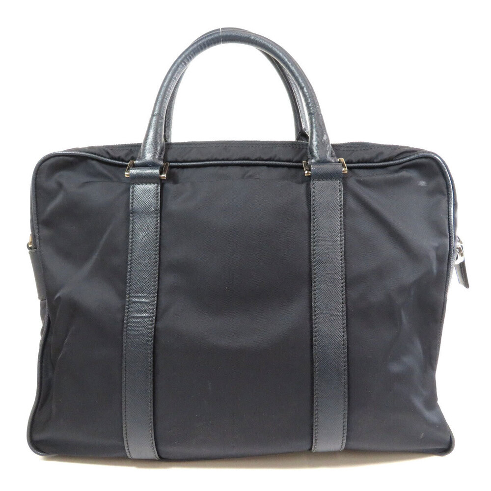 Prada briefcase bag Tessuto business Black